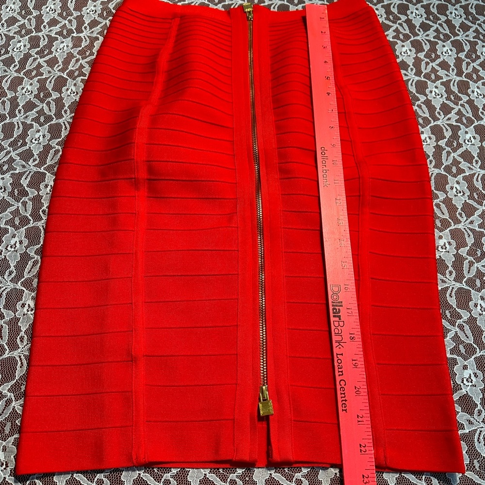 Hot red bandage skirt!!!